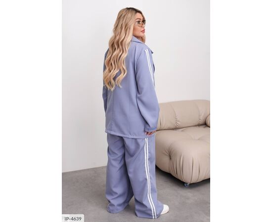 Костюм двійка жіночий піджак і штани великі розміри р.50-52;54-56;58-60 (4кол.) "VIKA" купити недорого від прямого постачальника, зображення 4