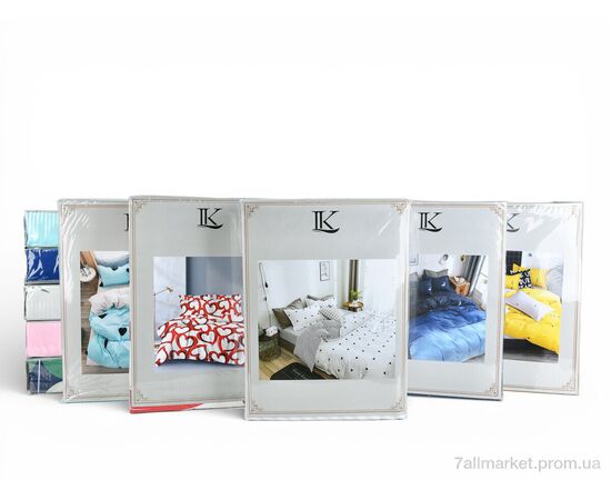 Постільна білизна  LK001 (180x220см) mix (1 шт. р.сіткаOne size) "Like" недорого оптом від прямого постачальника, зображення 2