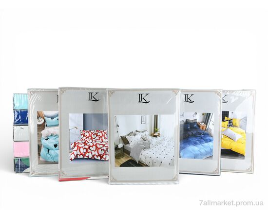 Постільна білизна  LK001 (200x230см) mix (1 шт. р.сіткаOne size) "Like" недорого оптом від прямого постачальника, зображення 2
