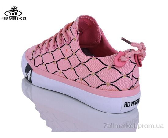 Фотография Кеды женские стильные Весна/осень 035YD pink (12 пар р.35-39) "Jibukang" недорого оптом от прямого поставщика, изображение 2