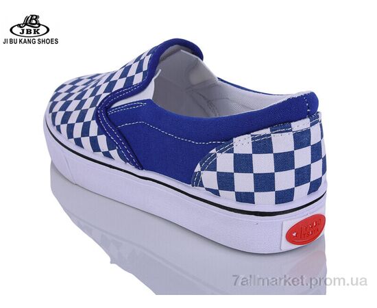 Фотография Слипоны женские тканевые Весна/осень 002F blue (12 пар р.35-40) "Jibukang" недорого оптом от прямого поставщика, изображение 2