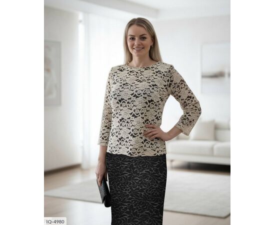 Мяка, приємна трикотажна тканина р.48-50;52-54 "LANA" купити недорого від прямого постачальника, зображення 2