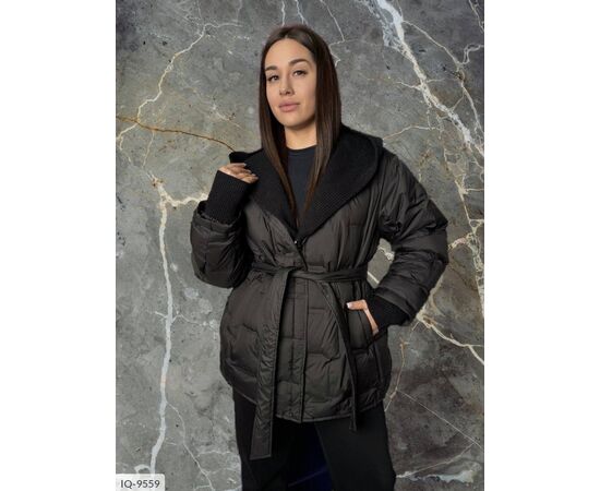 Легкий пуховик на весну р.44-46 "LANA" купити недорого від прямого постачальника, зображення 7