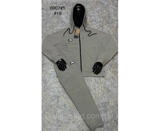 Фотография Спортивный костюм мужской/манжет полу-батал размеры 3XL-7XL(4цв)"PROSTOMEN" недорого от прямого поставщика, изображение 3