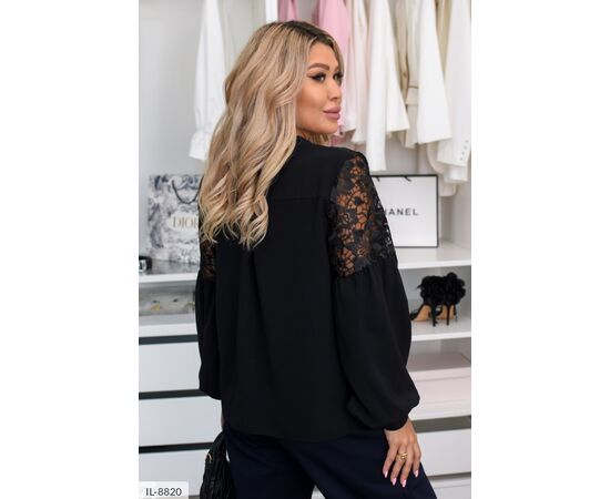 Жіноча стильна блузка софт р.48-50;52-54;56-58;60-62 (4кол.) "BELUZA" купити недорого від прямого постачальника, зображення 2