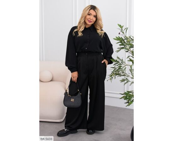 Жіночий костюм великі розміри р.48-50;52-54;56-58;60-62 (4кол.) "BELUZA" купити недорого від прямого постачальника, зображення 3