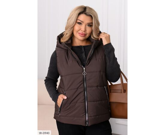 Жилетка жіноча БАТАЛ р.48-50;52-54;56-58;60-62 "BELUZA" купити недорого від прямого постачальника, зображення 7