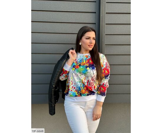 Фотография Женское худи большого размера р.46-48;50-52 "VLADA" купить недорого от прямого поставщика, изображение 4