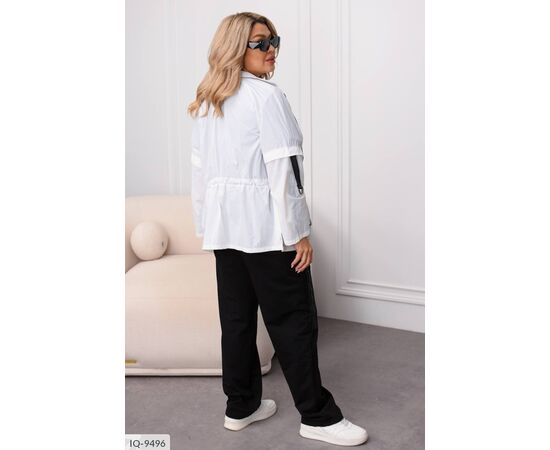 Жіночий костюм кофта з брюками на різанику великі розміри р.46-48;50-52;54-56;58-60;62-64 "VLADA" купити недорого від прямого постачальника, зображення 12