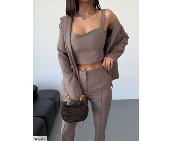 Фотография Костюм женский со штанами р.42-44;44-46;46-48 (10цв) "ANNABELLE" купить недорого от прямого поставщика, изображение 10