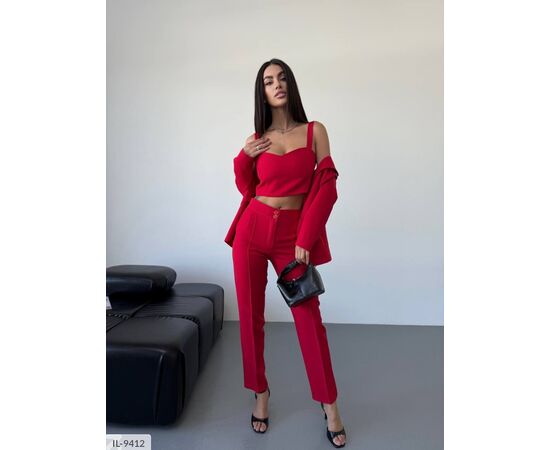 Фотография Костюм женский со штанами р.42-44;44-46;46-48 (10цв) "ANNABELLE" купить недорого от прямого поставщика, изображение 15