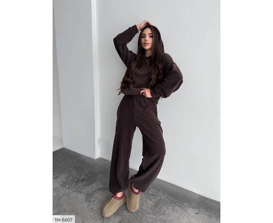 Жіночий прогулянковий костюм зі штанами великі розміри р.48-52 (5кол.) "ANNABELLE" купити недорого від прямого постачальника, зображення 3