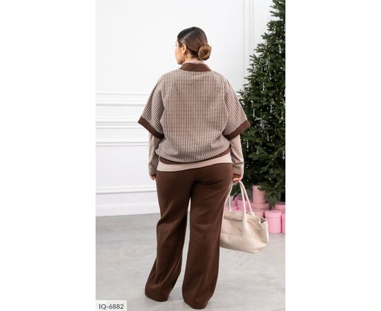 Жіночий ангоровий костюм (штани з кишенями) р.50-52;54-56;58-60;62-64 (3кол.) "LETTI" купити недорого від прямого постачальника, зображення 12