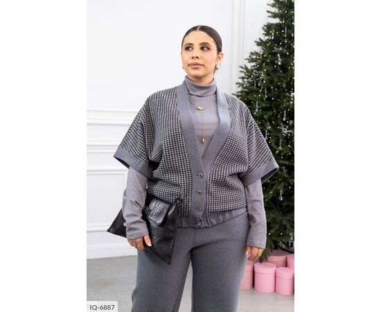 Жіночий ангоровий костюм (штани з кишенями) р.50-52;54-56;58-60;62-64 (3кол.) "LETTI" купити недорого від прямого постачальника, зображення 16