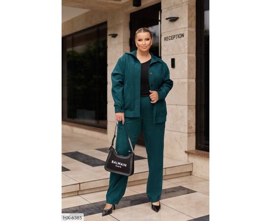 Костюм жіночий брючний великі розміри р.50-52;54-56;58-60;62-64 (7кол.) "LETTI" купити недорого від прямого постачальника, зображення 13