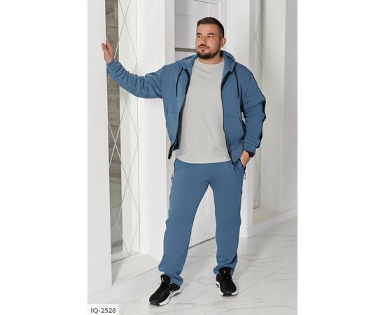 Фотография Тёплый зимний мужской костюм на флисе р.50;52;54;56;58-60 (5цв) "LETTI" купить недорого от прямого поставщика, изображение 2