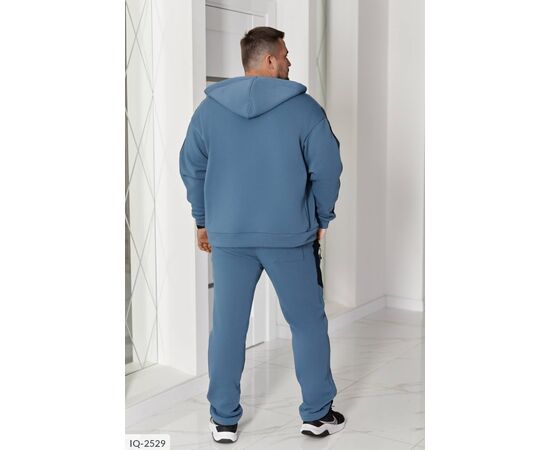 Фотография Тёплый зимний мужской костюм на флисе р.50;52;54;56;58-60 (5цв) "LETTI" купить недорого от прямого поставщика, изображение 3