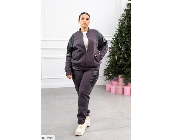 Фотография Женский прогулочный костюм со штанами большие размеры р.50-52;54-56;58-60;62-64 "LETTI" купить недорого от прямого поставщика, изображение 10