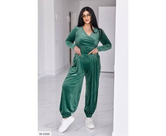 Костюм жіночий зі штанами великі розміри р.46-48;50-52;54-56;58-60;62-64 (5кол.) "LETTI" купити недорого від прямого постачальника, зображення 20