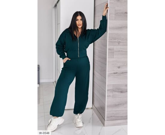 Жіночий костюм кофта з брюками на різанику великі розміри р.50-52;54-56;58-60;62-64 "LETTI" купити недорого від прямого постачальника, зображення 29