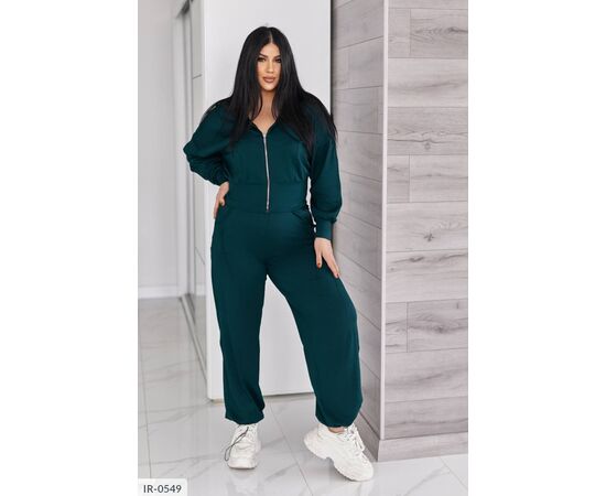 Жіночий костюм кофта з брюками на різанику великі розміри р.50-52;54-56;58-60;62-64 "LETTI" купити недорого від прямого постачальника, зображення 30