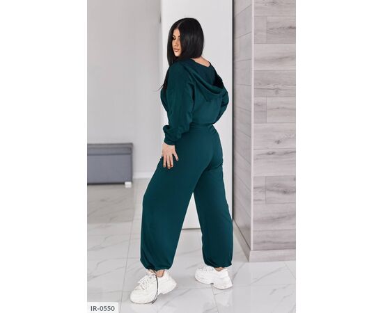 Жіночий костюм кофта з брюками на різанику великі розміри р.50-52;54-56;58-60;62-64 "LETTI" купити недорого від прямого постачальника, зображення 31