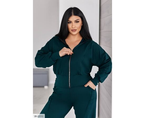 Жіночий костюм кофта з брюками на різанику великі розміри р.50-52;54-56;58-60;62-64 "LETTI" купити недорого від прямого постачальника, зображення 32