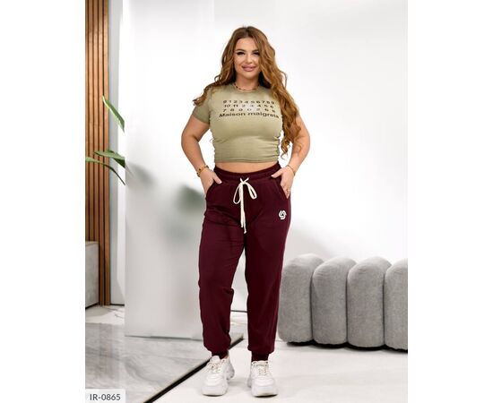 Жіночі стильні штани БАТАЛ р.50-52;54-56;58-60;62-64 "LETTI" купити недорого від прямого постачальника, зображення 17