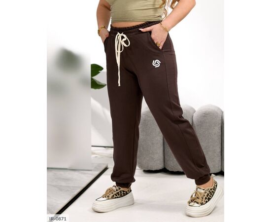 Жіночі стильні штани БАТАЛ р.50-52;54-56;58-60;62-64 "LETTI" купити недорого від прямого постачальника, зображення 12