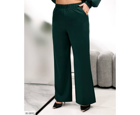 Жіночий костюм двійка (брюки+блузка) р.50-52;54-56;58-60;62-64 "LETTI" купити недорого від прямого постачальника, зображення 6