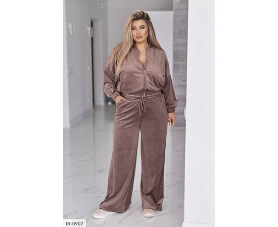 Костюм жіночий брючний великі розміри р.50-52;54-56;58-60;62-64 (7кол.) "LETTI" купити недорого від прямого постачальника, зображення 19