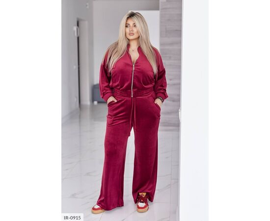 Костюм жіночий брючний великі розміри р.50-52;54-56;58-60;62-64 (7кол.) "LETTI" купити недорого від прямого постачальника, зображення 26