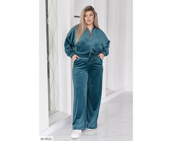 Костюм жіночий брючний великі розміри р.50-52;54-56;58-60;62-64 (7кол.) "LETTI" купити недорого від прямого постачальника, зображення 6