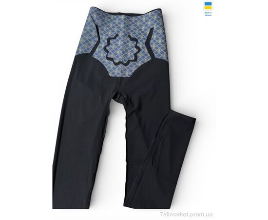 Лосінси жіночі Весна/осінь D18 чорний (4 шт. р.сітка2XS-3XL) "SL KARAVAN" недорого оптом від прямого постачальника, зображення 3