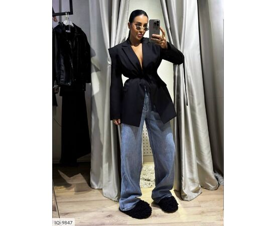 Стильне жіноче плаття костюмка р.S-M;M-L "ANNVER" купити недорого від прямого постачальника, зображення 3