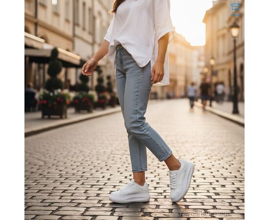 Кросівки жіночі модні Весна/осінь 82-2 піна (8 пар р.36-41) "Захар-Gold" недорого оптом від прямого постачальника, зображення 3