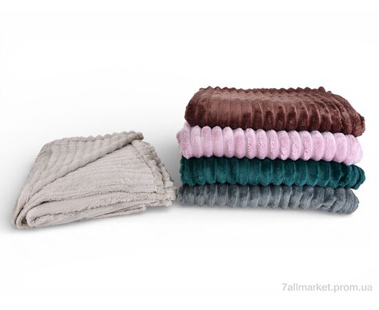 Плед  M805 (180x220см) mix (6 шт. р.сіткаOne size) "Like" недорого оптом від прямого постачальника, зображення 2