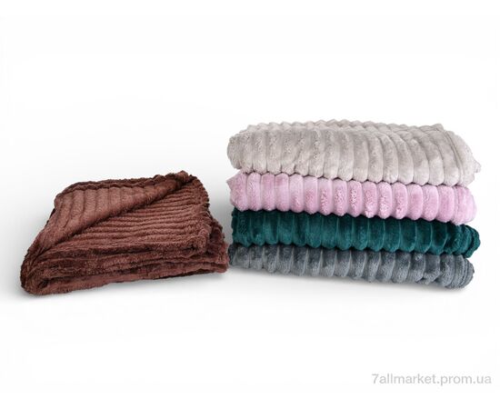 Плед  M805 (220x240см) mix (6 шт. р.сіткаOne size) "Like" недорого оптом від прямого постачальника, зображення 2