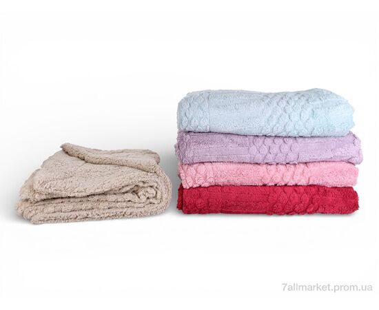 Плед  M808 (220x240см) mix (6 шт. р.сіткаOne size) "Like" недорого оптом від прямого постачальника, зображення 2