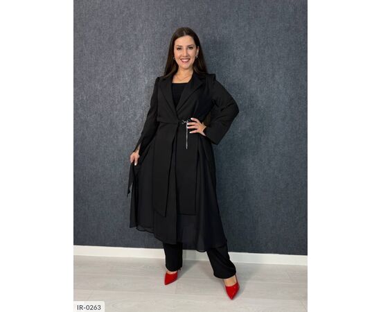 Костюм двійка жіночий великі розміри р.48-50;52-54;56-58;60-62 "VLADA" купити недорого від прямого постачальника, зображення 7