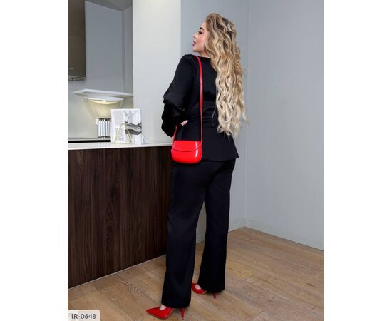 Фотография Костюм двойка женский большие размеры р.48-50;52-54;56-58 (3цв) "VLADA" купить недорого от прямого поставщика, изображение 6