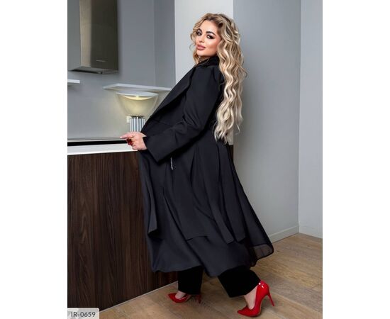 Костюм двійка жіночий великі розміри р.48-50;52-54;56-58;60-62 "VLADA" купити недорого від прямого постачальника, зображення 5