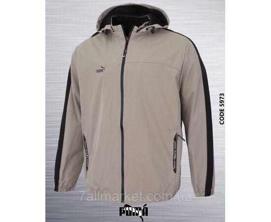 Фотография Ветровка мужская демисезонная PUMA размеры 46-54 (3цв)  "REMAIN" купить оптом в Одессе на 7км, изображение 2
