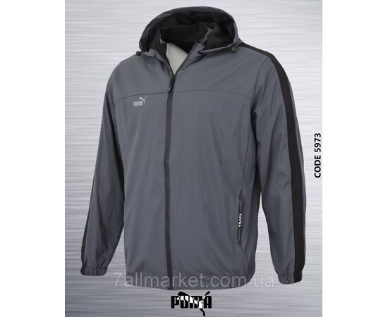 Фотография Ветровка мужская демисезонная PUMA размеры 46-54 (3цв)  "REMAIN" купить оптом в Одессе на 7км, изображение 3