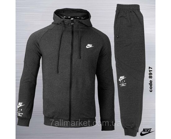 Фотография Спортивный мужской костюм на молнии NIKE размеры S-2XL (5цв) "REMAIN" недорого от прямого поставщика, изображение 3