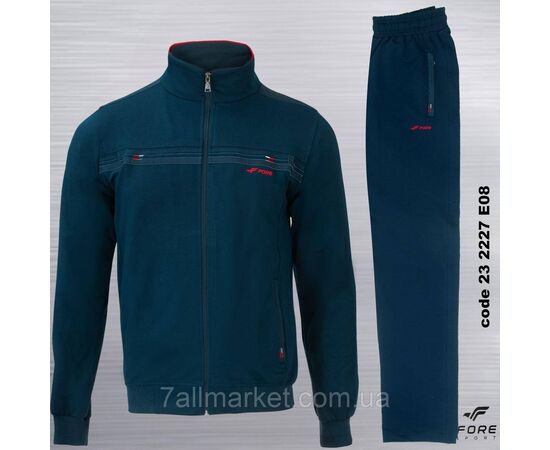 Фотография Спортивный мужской костюм на молнии FORE размеры  M-3XL (10цв) "REMAIN" купить недорого от прямого поставщика, изображение 2