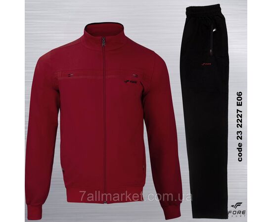 Фотография Спортивный мужской костюм на молнии FORE размеры  M-3XL (10цв) "REMAIN" купить недорого от прямого поставщика, изображение 7