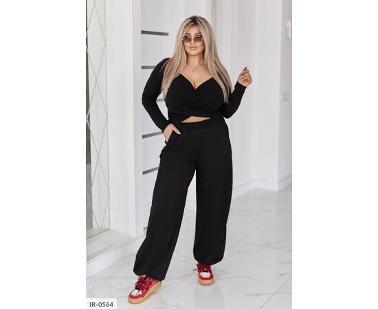 Фотография Женские стильные штаны БАТАЛ р.50-52;54-56;58-60;62-64 "LETTI" купить недорого от прямого поставщика, изображение 8