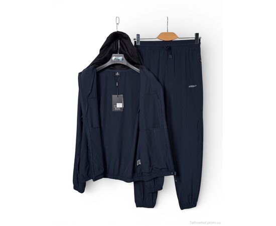 Фотография Спортивный костюм мужской Весна/осень A155 navy (5 шт. р.сетка M-3XL) "OKMEL" недорого оптом от прямого поставщика, изображение 2