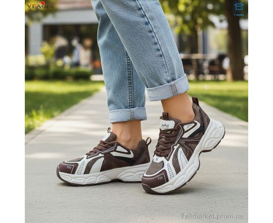 Фотография Кроссовки женские модные Весна/осень V983-12 (8 пар р.36-41) "Veagia-ADA" недорого оптом от прямого поставщика, изображение 2